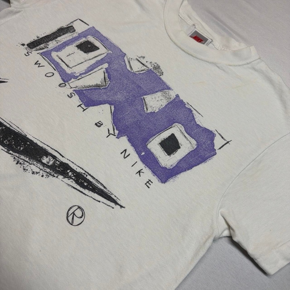 Vintage Nike Swoosh 90s Grey Tag Men's Small MADE IN USA